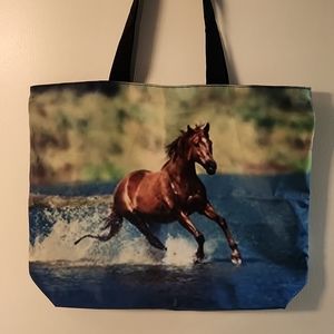 NEW- Tote Bag, Shoulder Bag- Horse